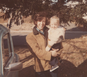 Dad and Pete, November 1973